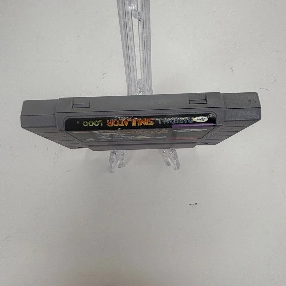 Super Baseball Simulator 1.000 SNES (Super Nintendo, 1991) Cartridge Only
